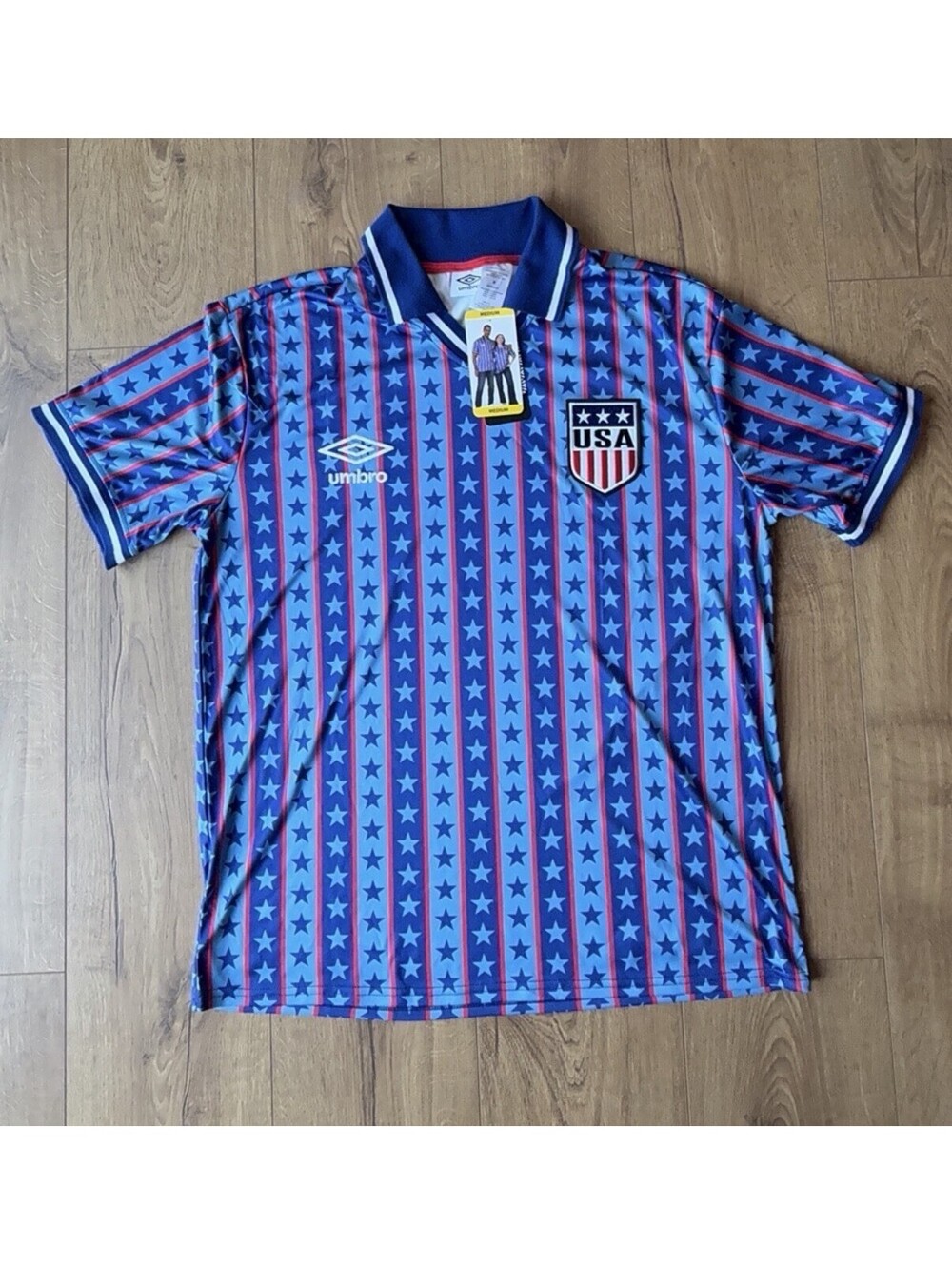 Umbro Soccer Jersey Mens Medium USA National Team NWT